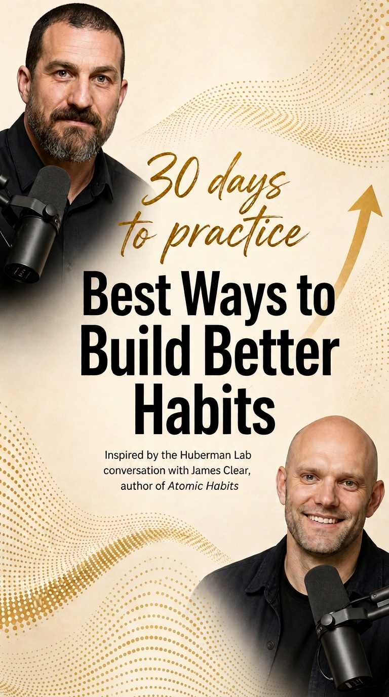 Best Ways to Build Better Habits challenge cover in the Podcast Challenge App